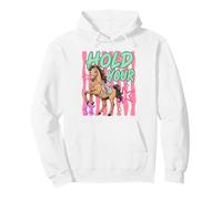 Cheval d'élevage au Design rétro des années 80 Sweat à Capuche