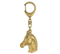 Cheval d'élevage australien - Porte-clés doré avec cheval, décoration de sa