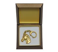 Cheval D'Élevage Australien - Porte-clés Doré Avec Cheval, Pour Sac
