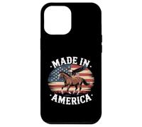 Cheval Drapeau Aigle fabriqué en Amérique Coque pour iPhone 12 Pro Max