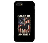 Cheval Drapeau Aigle fabriqué en Amérique Coque pour iPhone SE (2020) / 7/8