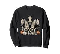 Cheval Effrayant pour Halloween - Fantôme Mignon Sweatshirt