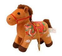 Cheval En Peluche - 140g Mascotte Animale | Peluches, Pour Anniversaire, Nouvel An Chinois, Noël, Décoration Maison, Chambre D’Enfant, Fête, Collection & Exposition, Figurine D’Action Interactive