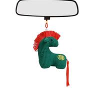 Cheval en peluche, 2026 mascotte douce du Nouvel An, décoration pour la maison - Cheval chinois en peluche porte-clés - pour fêtes, magasin, restaurant, table, chambre, canapé, voiture, sac amis