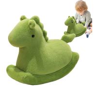 Cheval en Peluche | 40 cm Cheval Balançoire | Décoration Animal Réaliste Copain de couchage ludique pour canapé, chambre à coucher, salle de jeux