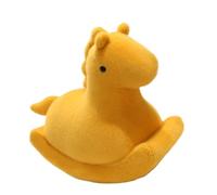 Cheval en peluche - Coussin de cheval Balançoire de 40 cm - Décoration réaliste d'animaux - Copain de couchage ludique pour canapé chambre à coucher salle de jeux
