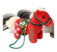 Cheval En Peluche,D'art De L'année 2026 | Oreiller En Peluche De L'Année Du Cheval - Pour les Fêtes de Ferme Noël Nouvel An Chinois pour les et les Filles