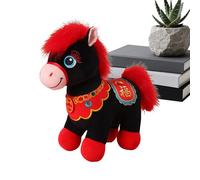 Cheval en peluche - Figurines et d'éléments chinois, adorable petit doudou en forme de cheval - Cadeau pour adultes, , filles pour le Nouvel An chinois, Pâques et comme maître de fête
