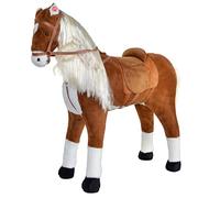 Pink Papaya Cheval debout Elsa - Cheval en peluche XXL 105 cm