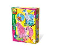 cheval en plâtre avec crinière 11 pièces