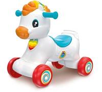 Cheval enfant 3 en 1 - Clementoni - Premières étapes - Balançoire, chevalier et centre d'activité interactif