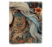 Cheval Esthétique Couverture de livre remplaçable en cuir PU réutilisable Convient pour ordinateurs portables 148 x 210 mm