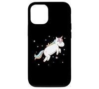 Cheval Fantaisie Licorne sautant avec Queue colorée Coque pour iPhone 12/12 Pro