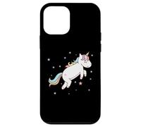 Cheval Fantaisie Licorne sautant avec Queue colorée Coque pour iPhone 12 Mini