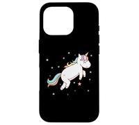 Cheval Fantaisie Licorne sautant avec Queue colorée Coque pour iPhone 16 Pro