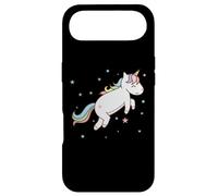 Cheval Fantaisie Licorne sautant avec Queue colorée Coque pour iPhone Air