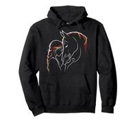 Cheval Fille Cavalière Passion Équitation Cadeau Sweat à Capuche