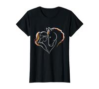 Cheval Fille Cavalière Passion Équitation Cadeau T-Shirt