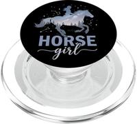Cheval Fille Galaxie Espace Esthétique Équitation Nature PopSockets PopGrip pour MagSafe