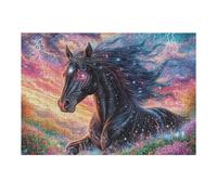 Cheval Galaxie dans l'orage Puzzles 300 Pièces pour Adultes Educa Difficile Challenge Artistique Relaxation Art Décoration Intérieure Famille 300 PCS