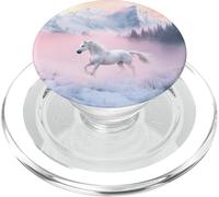 Cheval Hiver Filles Chevaux PopSockets PopGrip pour MagSafe