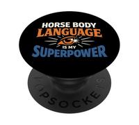 Cheval Humour Humour Expérimenté Propriétaire de Cheval I Can Read Horses PopSockets PopGrip Adhésif