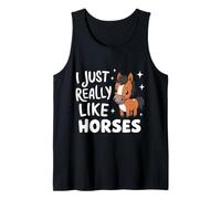 Cheval J'aime Vraiment Les Chevaux Animal Débardeur