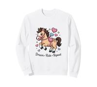 Cheval Kawaii Mignon Dream Ride Repeat Horse Sweatshirt