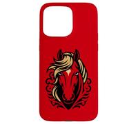 Cheval Lunaire pour la Force et l'esprit du Nouvel an Chinois 2026 Coque pour iPhone 15 Pro Max