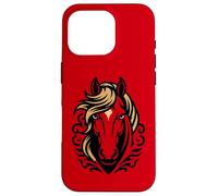 Cheval Lunaire pour la Force et l'esprit du Nouvel an Chinois 2026 Coque pour iPhone 16 Pro
