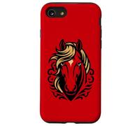 Cheval Lunaire pour la Force et l'esprit du Nouvel an Chinois 2026 Coque pour iPhone SE (2020) / 7/8