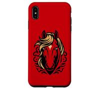 Cheval Lunaire pour la Force et l'esprit du Nouvel an Chinois 2026 Coque pour iPhone XS Max