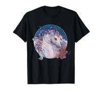 Cheval, lune fleur, Laurie Prindle Art T-Shirt