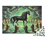 Cheval Magie Rituel 1000pcs Mini Puzzle pour Famille Difficile