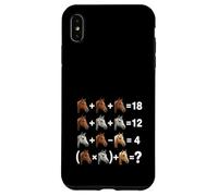 Cheval Math Equation Puzzle Funny Algèbre Enseignant Élève Coque pour iPhone XS Max