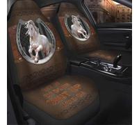 Cheval Monte, Assieds-Toi, Tais-Toi, Attends 2 Pièces Housses De Siège De Voiture Avant Souple Housse De Sieges Auto Élastiques Housse Couverture Couvre Sieges Universel pour Bus Berlines SUV
