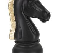 CHEVAL NOIR ET OR