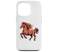 Cheval Nouvel an Chinois 2026 Cheval de Feu Signe du Zodiaque Lunaire Coque pour iPhone 13 Pro