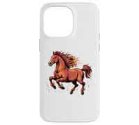 Cheval Nouvel an Chinois 2026 Cheval de Feu Signe du Zodiaque Lunaire Coque pour iPhone 14 Pro Max