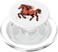 Cheval Nouvel an Chinois 2026 Cheval de Feu Signe du Zodiaque Lunaire PopSockets PopGrip pour MagSafe