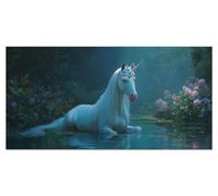 Cheval Peinture Numero Adulte Licorne Enfant Activite Manuelle Coloriage Numerote Loisir Creatif Adults Kits de Peinture au Numéro d'art Activités Manuelles Adultes Kit 50x100cm Sans Cadre u-9570