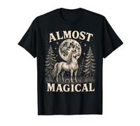 Cheval Presque Magique, Lune, Licorne, Vintage T-Shirt