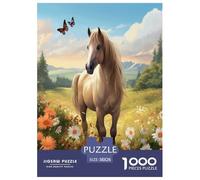 Cheval Puzzle 1000 Pièces Educa Jouet en Bois Cadeau Unique Décoration Intérieure Jeu Éduchatif Challenge Toy pour Adultes Et Enfants À Partir De 12 Ans 38x26cm/1000pcs