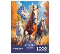 Cheval Puzzle 1000 Pièces Educa Jouet en Bois Jeu D'Intelligence DécoRation Intérieure Jeu Éduchatif Challenge Toy Adultes & Enfants des 14 Ans 38x26cm/1000pcs