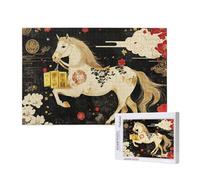 Cheval Puzzle 2000 Pièces Adultes Puzzle Paysage Classique, Activite Manuelle Adulte, Puzzles de Jeu Stimulants, Puzzles Impossible, Enjoy Activités de défi Familial pour Ies Soirées de Jeu,p308t