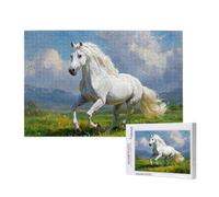Cheval Puzzle 500 Pièces Adultes Puzzle Prairie Classique, Activite Manuelle Adulte, Puzzles de Jeu Stimulants, Puzzles impossible, Enjoy Activités de défi Familial pour Ies Soirées de Jeu,p600t