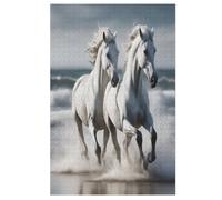 Cheval Puzzle Adulte 1000 Pièces Artisanat Cadeau Famille Puzzles Classique 3D Puzzle Jouet en Bois Cadeau Unique Décoration Intérieure （78×53cm）