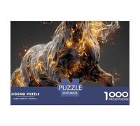 Cheval Puzzle Adulte 1000 Pièces Difficile Impossible pour Adultes Jeux De Famille Le Classique Cadeaux pour La Famille pour Adultes Et Enfants À Partir De 12 Ans