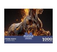Cheval Puzzle Adulte 1000 Pièces Jeu Éducatif Défi Jouet Jeux De Famille Le Classique Cadeaux pour La Famille pour Adultes Et Enfants À Partir De 12 Ans