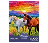Cheval Puzzles 1000 Piezas Para Adultos, Reto Familiar, Antiestrés, Ejercita Memoria Para Adultos/niños ≥12 Años 38x26cm/1000pcs